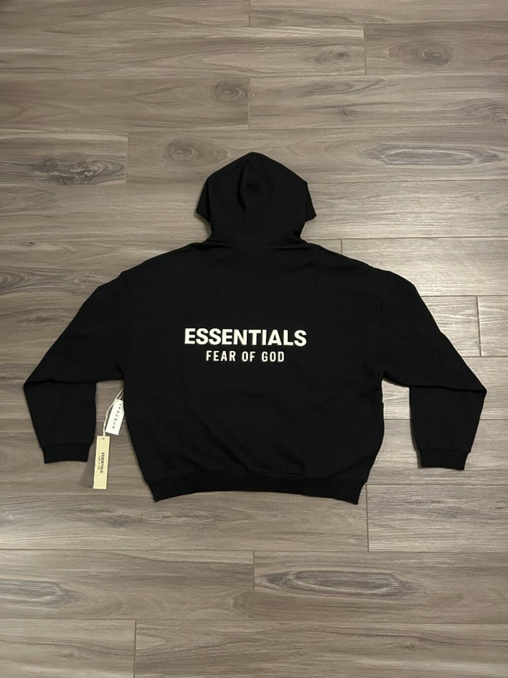 Essentials Fear of God Black FW24 Hoodie Brand New - Picture 2 of 6